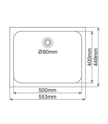 Lava-louça de cozinha sobre bancada DION