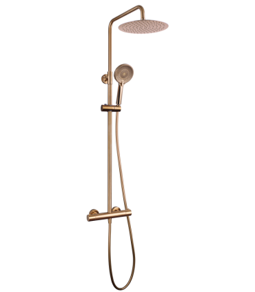 Conjunto de duche ROUND ELITE termostático cobre