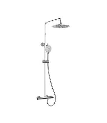 Conjunto de duche ROUND ELITE termostático cromo