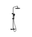 Conjunto de duche ROUND ELITE termostático preto