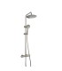 Conjunto de duche ROUND ELITE termostático nickel
