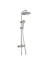 Conjunto de duche ROUND ELITE termostático nickel