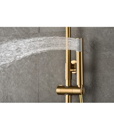 Conjunto de duche termostático MONZA OURO