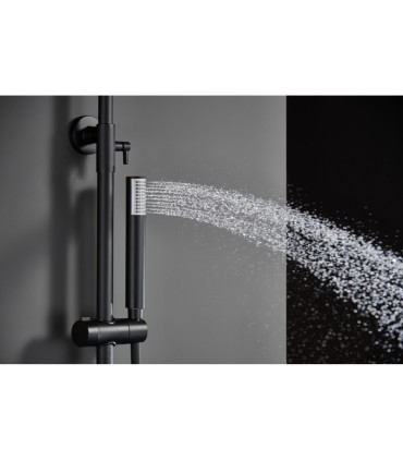 Conjunto de duche monocomando MONZA PRETO MATE
