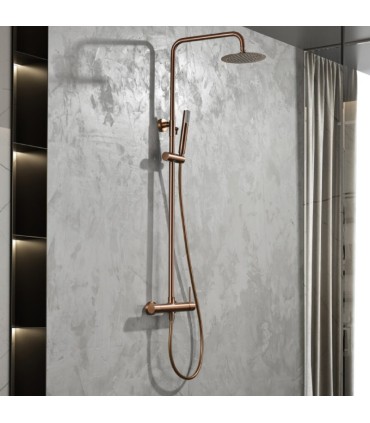 Conjunto de duche monocomando MONZA OURO ROSA