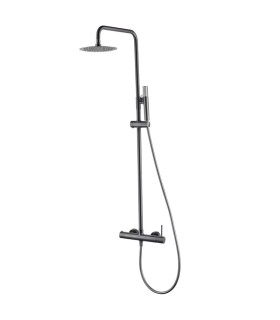 Conjunto de duche monocomando MONZA BLACK GUN METAL