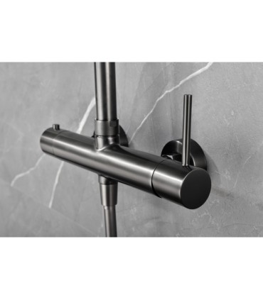 Conjunto de duche monocomando MONZA BLACK GUN METAL