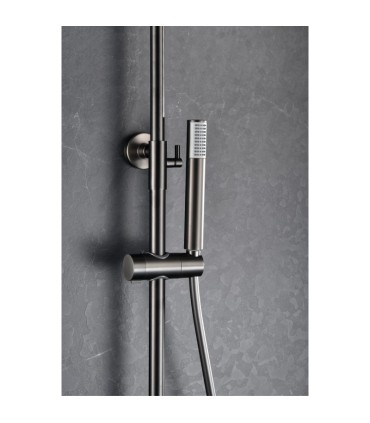 Conjunto de duche monocomando MONZA BLACK GUN METAL