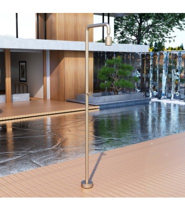 Chuveiro exterior de aço Pool MOKA