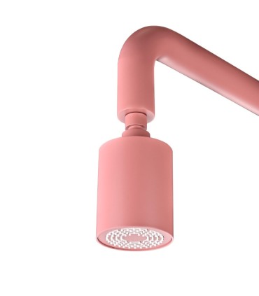 Chuveiro exterior de aço Pool ROSA CORAL