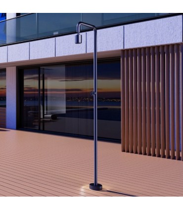 Chuveiro exterior de aço Pool AZUL OCEANO