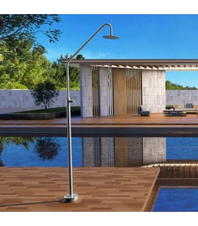 Chuveiro de piscina em aço inox S.316 Colorado