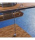 Chuveiro de piscina em aço inox S.316 Colorado