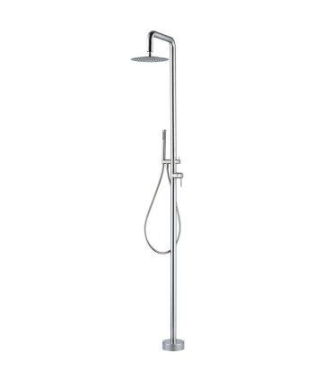 Chuveiro exterior monocomando em aço inox S.316 Florida