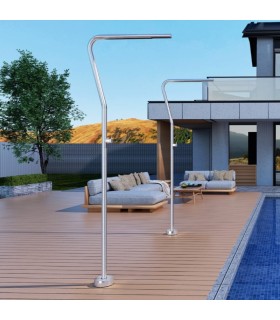 Chuveiro exterior em aço inoxidável S.316 Nevada