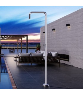 Chuveiro exterior em aço inoxidável S.316 Utah