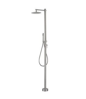 Chuveiro exterior monocomando em aço inox S.316 Kansas