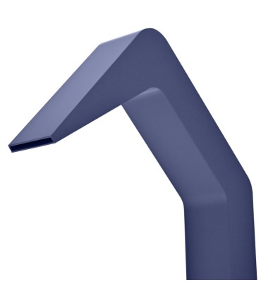 Chuveiro exterior cascata em aço inox S.316 Azul Oceano