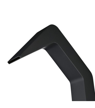 Chuveiro exterior cascata em aço inox S.316 Preto Fosco