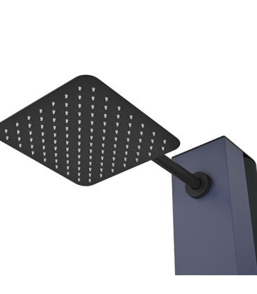 Chuveiro solar exterior em aço inox S.316 Phoenix Azul Oceano