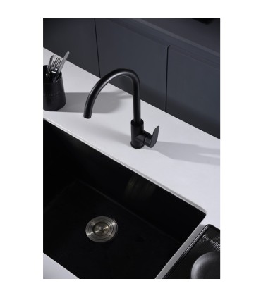 Torneira de cozinha BÉLGICA PRETO FOSCO