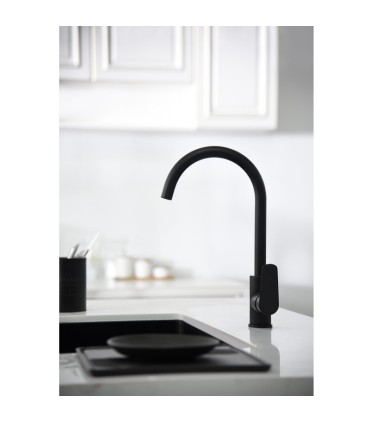 Torneira de cozinha BÉLGICA PRETO FOSCO