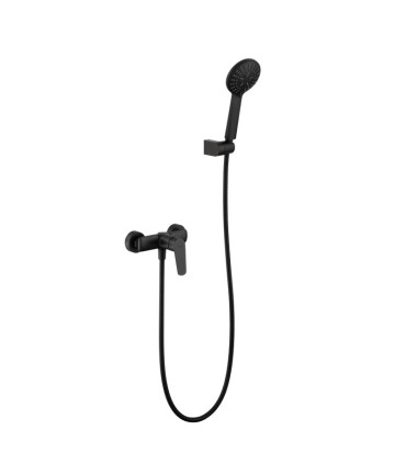 Torneira monocomando para duche BELGICA PRETO FOSCO