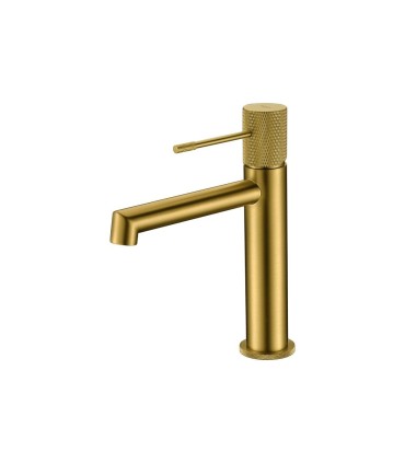 Conjunto de duche monocomando LINE Ouro Escovado