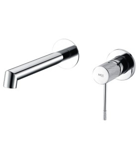 Torneira embutida monocomando para lavatório LINE cromada