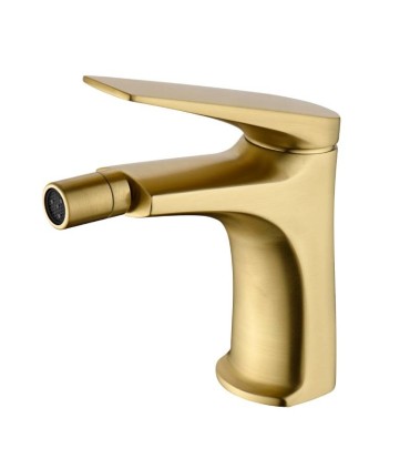 Conjunto de duche monocomando DELOS em ouro escovado