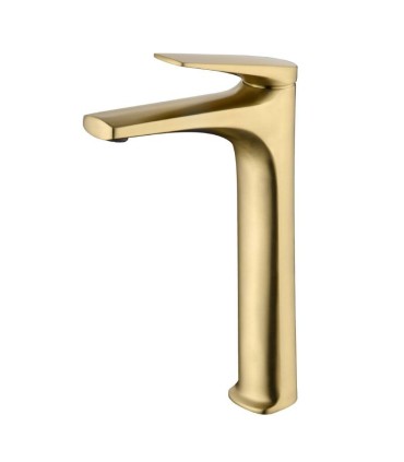 Conjunto de duche monocomando DELOS em ouro escovado