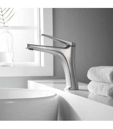 Torneira monocomando para lavatório DELOS aço inox S.316