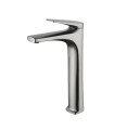 Torneira alta para lavatório DELOS em aço inox S.316