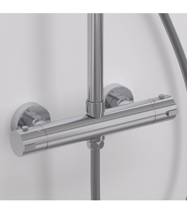 Conjunto de duche termostático Cromo PVC ODOR