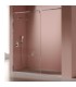 Painel fixo de duche em vidro FRESH SALOMON INOX