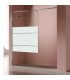 Painel fixo de duche em vidro FRESH SALOMON INOX
