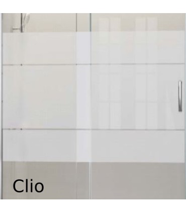 Painel fixo de duche em vidro FRESH SALOMON INOX OURO ESCOVADO