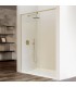 Painel fixo de duche em vidro FRESH SALOMON INOX OURO ESCOVADO