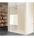 Painel fixo de duche em vidro FRESH SALOMON INOX OURO ESCOVADO