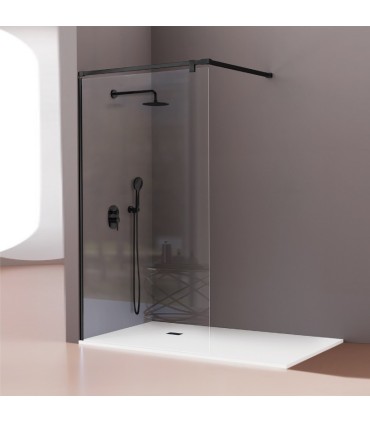 Painel fixo de duche + Barra 90º FRESH SALOMÓN INOX