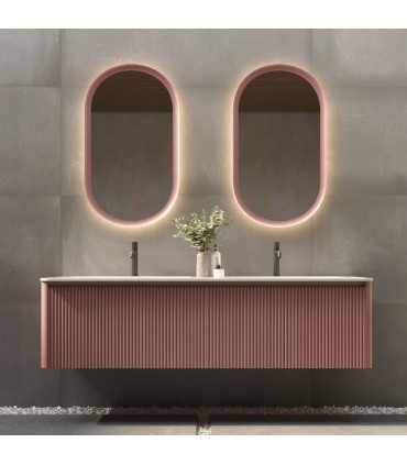 Espelho ovalado com luz perimetral MILANO