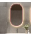 Espelho ovalado com luz perimetral MILANO