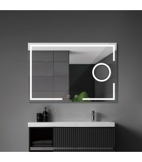 Espelho com aumento e luz LED MALTA