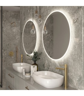 Espelho redondo com LED BÉLGICA