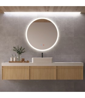 Espelho redondo LED modelo LONDRES