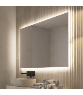 Espelho quadrado retroiluminado SUECIA