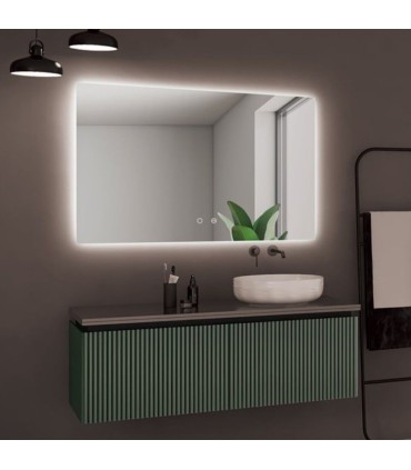 Espelho quadrado retroiluminado ITALIA