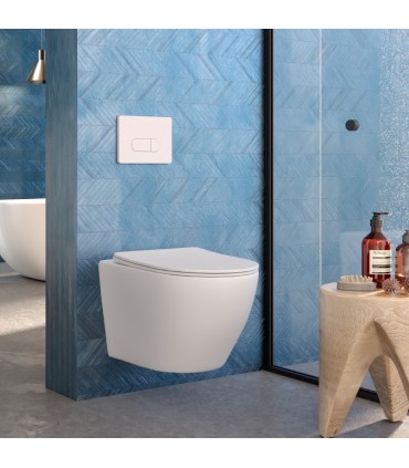 Sanitário suspenso Elba branco mate