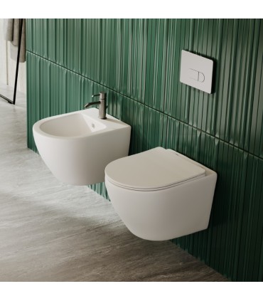 Sanitário suspenso Elba branco mate