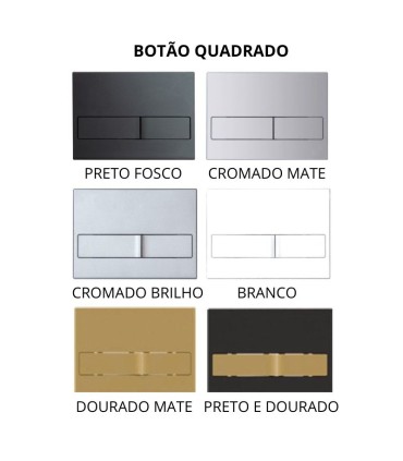 Sanita suspensa Elba preto fosco